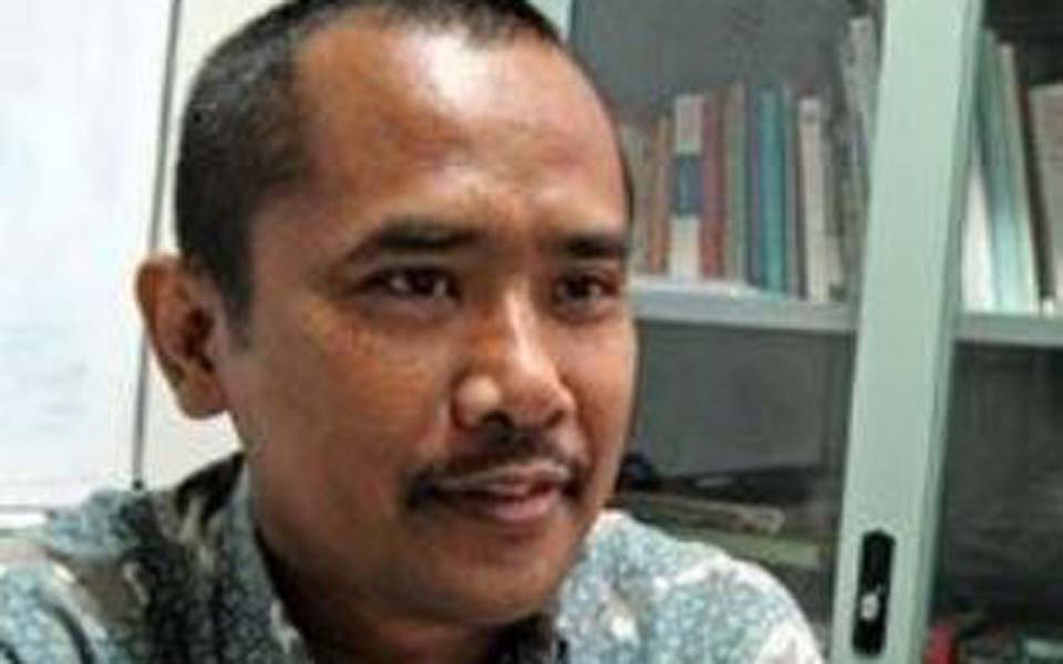 General Elections Monitoring Committee member Didik Supriyanto (Rumah Pemilu)