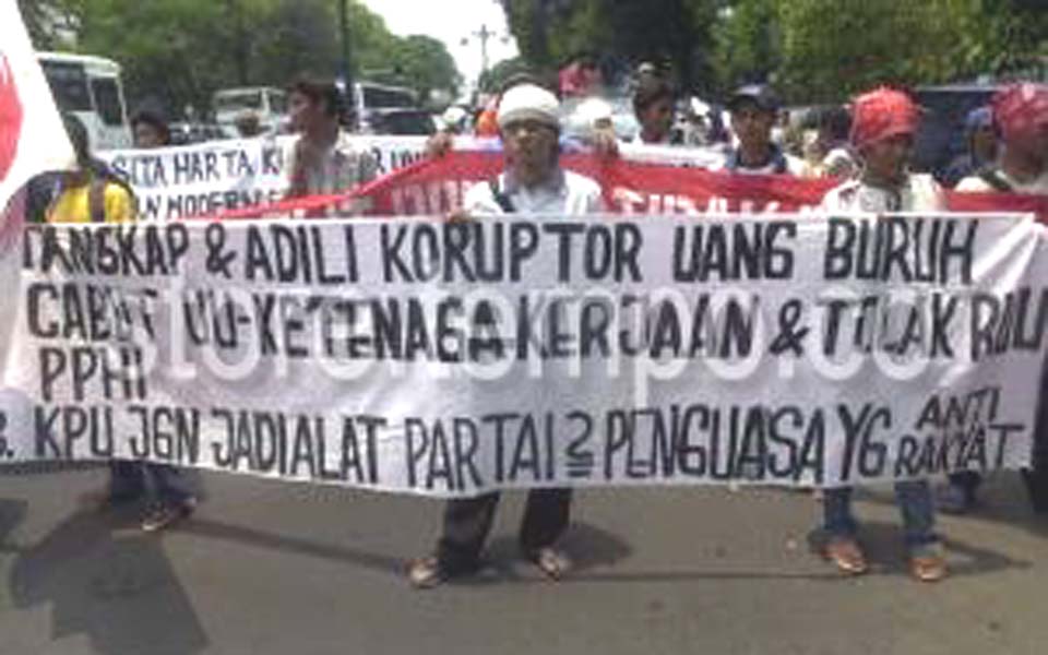 People's United Opposition Party rally in Jakarta (Tempo)