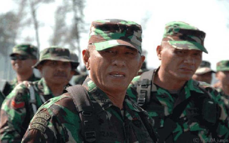 TNI-AD chief of staff General Ryamizard Ryacudu (Tribune)