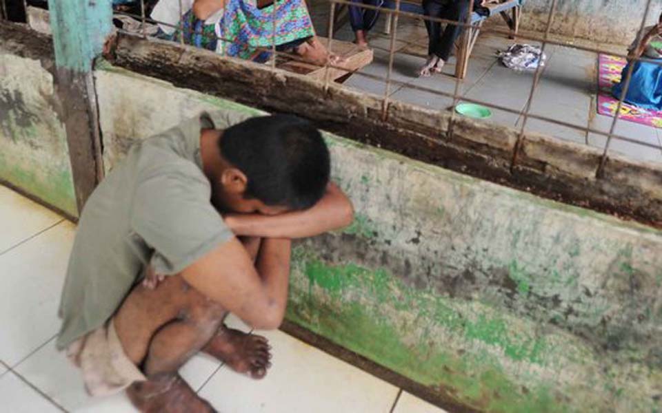 Acehnese child suffering from post-traumatic stress (Merdeka)