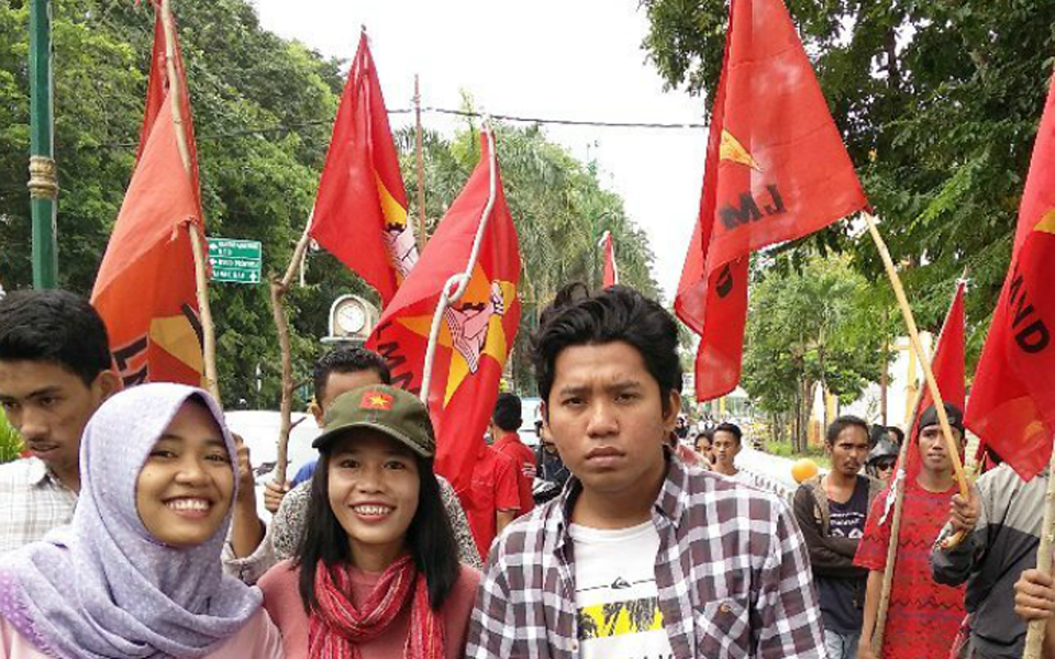 National Student League for Democracy protest (Berdikari Online)