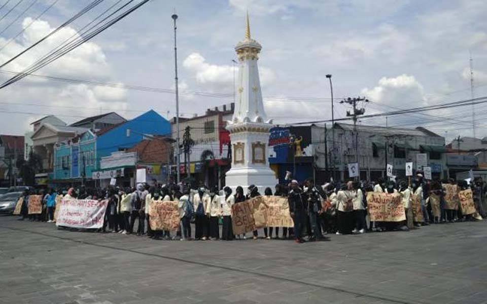Students commemorate Human Rights Day in Yogyakarta (Tribune)