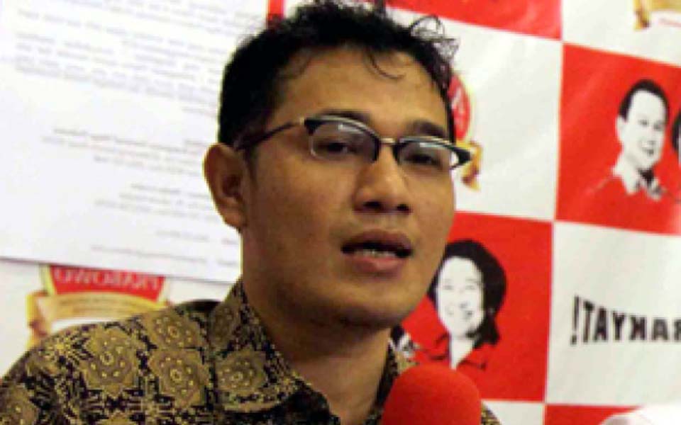 Former People’s Democratic Party chairperson Budiman Sudjatmiko (Tempo)