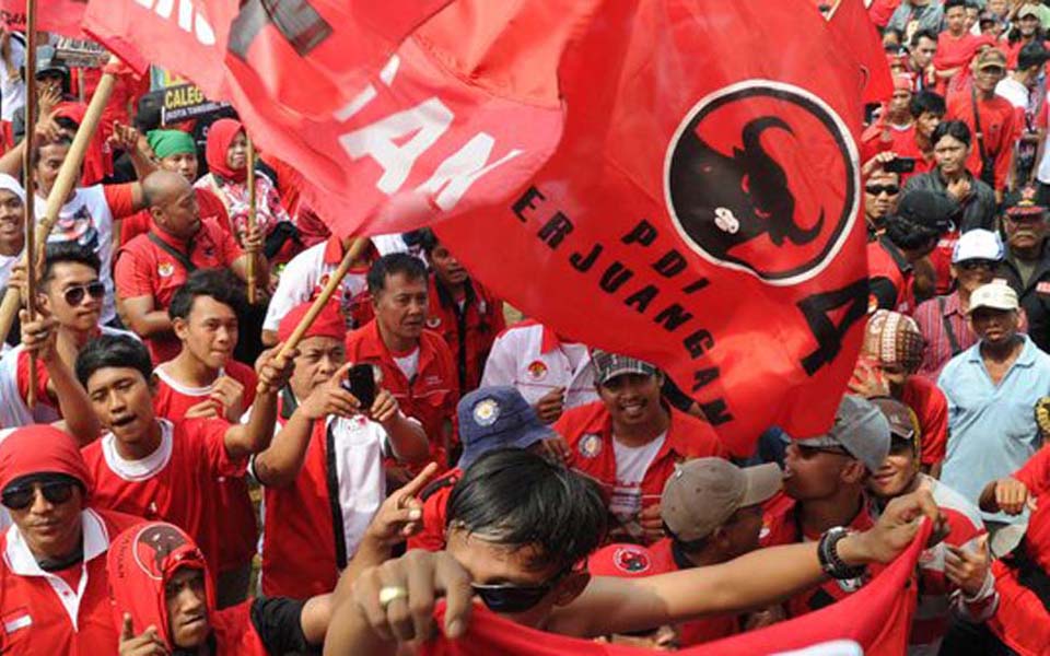 Indonesian Democratic Party of Struggle campaign rally (Merdeka)
