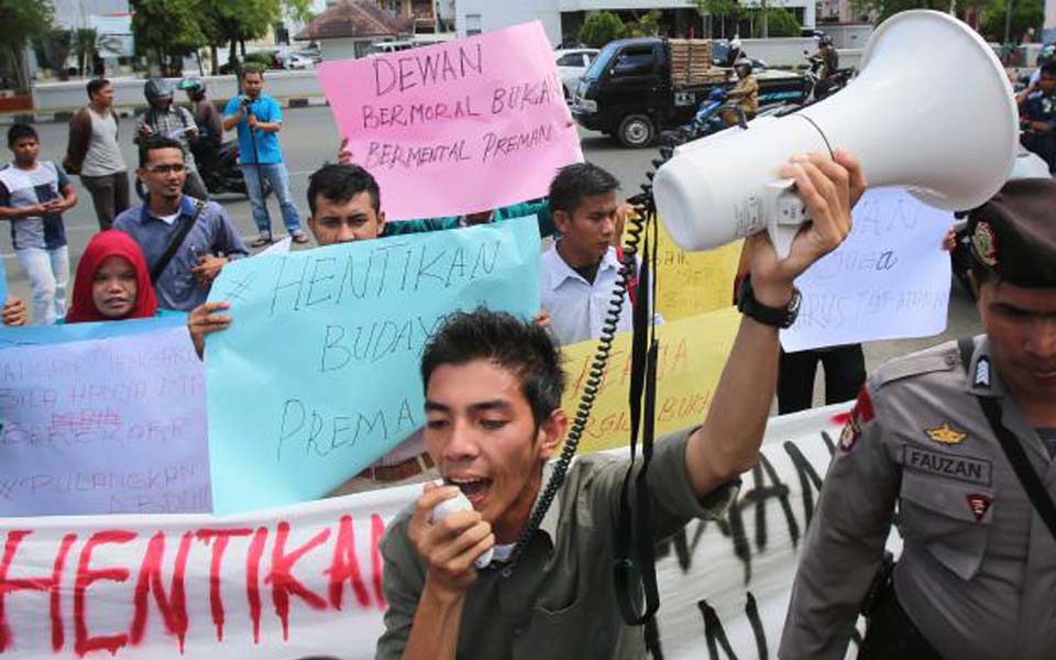 Protesters calling for end to hostilities in Aceh (Tribune)