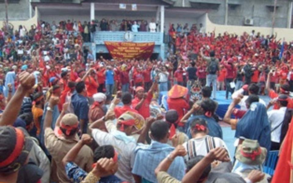 National Liberation Party of Unity rally in Riau (leftclickblog)
