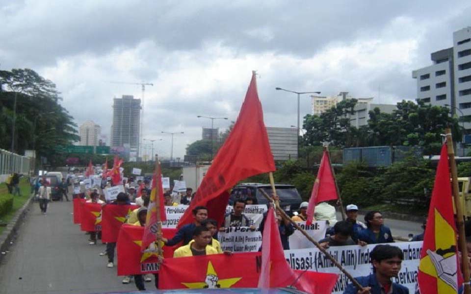 National Student League for Democracy rally in Jakarta (slideshare)