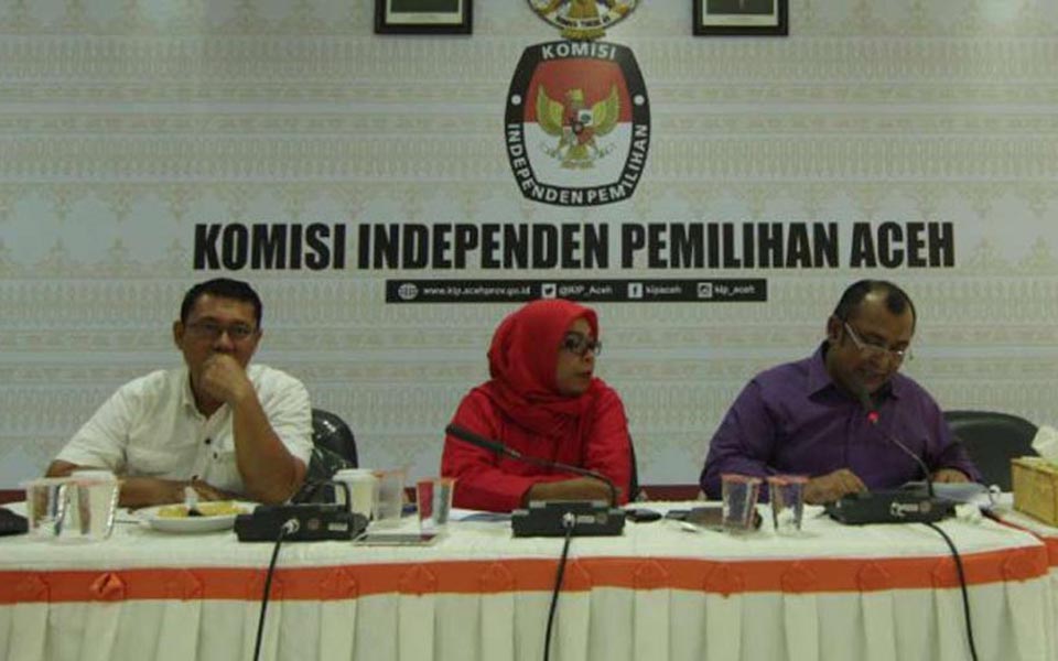 Independent Election Commission holds press conference on local parties in Aceh (Viva)