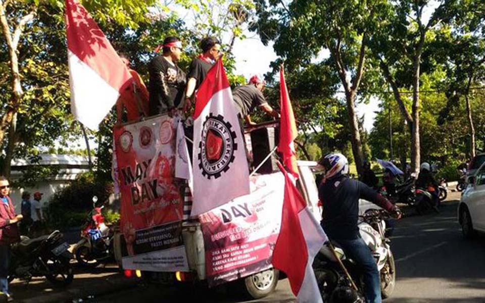 May Day rally in Bali (Merdeka)