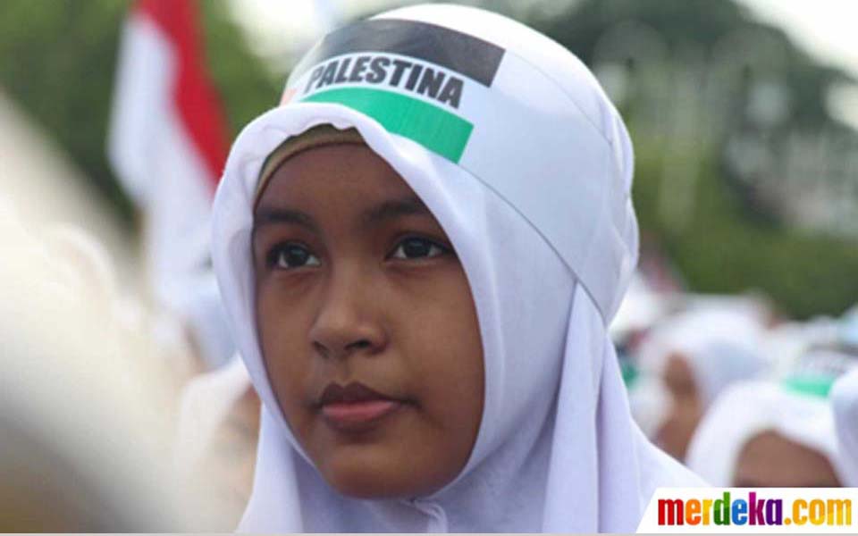 Solidarity action with Palestine (Merdeka)