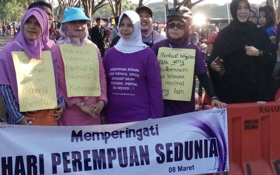 Women activists commemorate IWD in Aceh (Aceh Terkini)