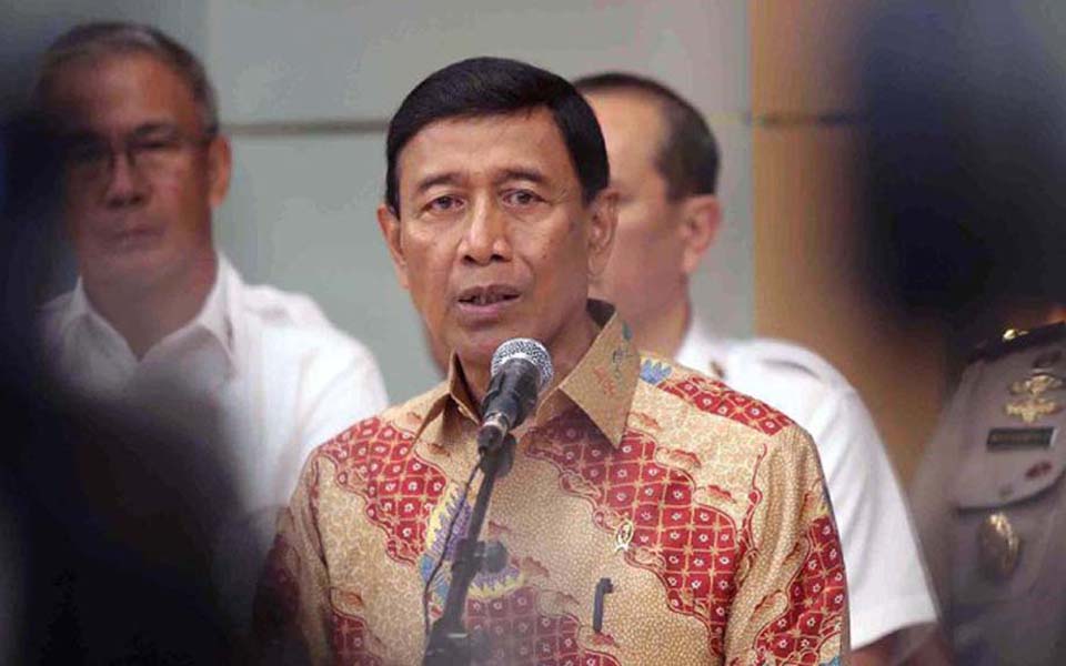 Security chief retired General Wiranto - July 12, 2017 (Detik)