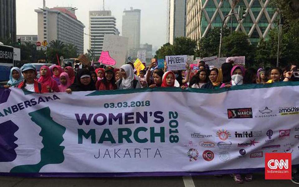 2018 Women's March in Jakarta - March 3, 2018 (CNN)