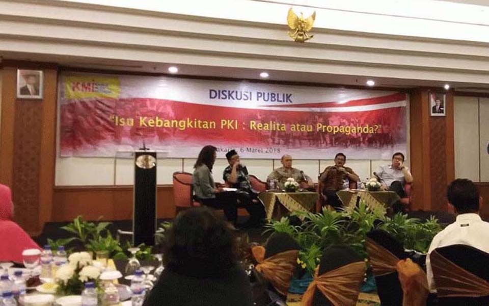 Discussion on PKI revival propaganda in Jakarta - March 6, 2018 (Indo Pos)