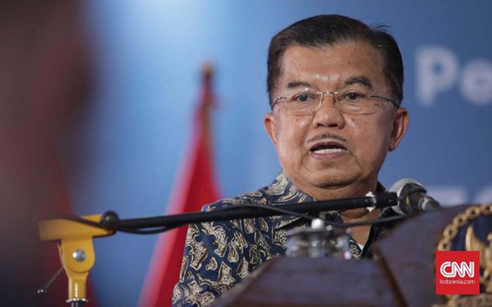 Jusuf Kalla speaking at Human Rights Day commemoration – December 11, 2018 (CNN)