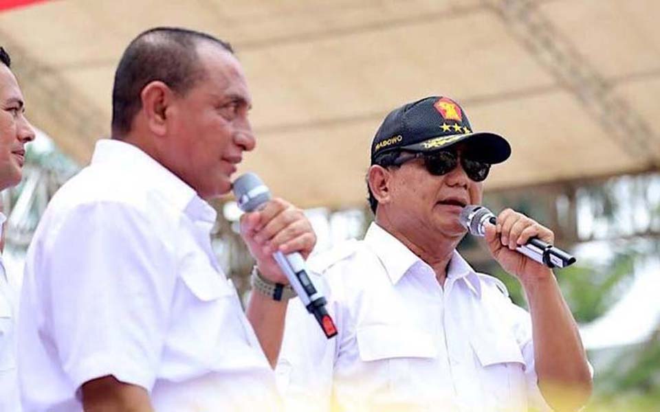 Prabowo Subianto (right) - Undated (Detik)