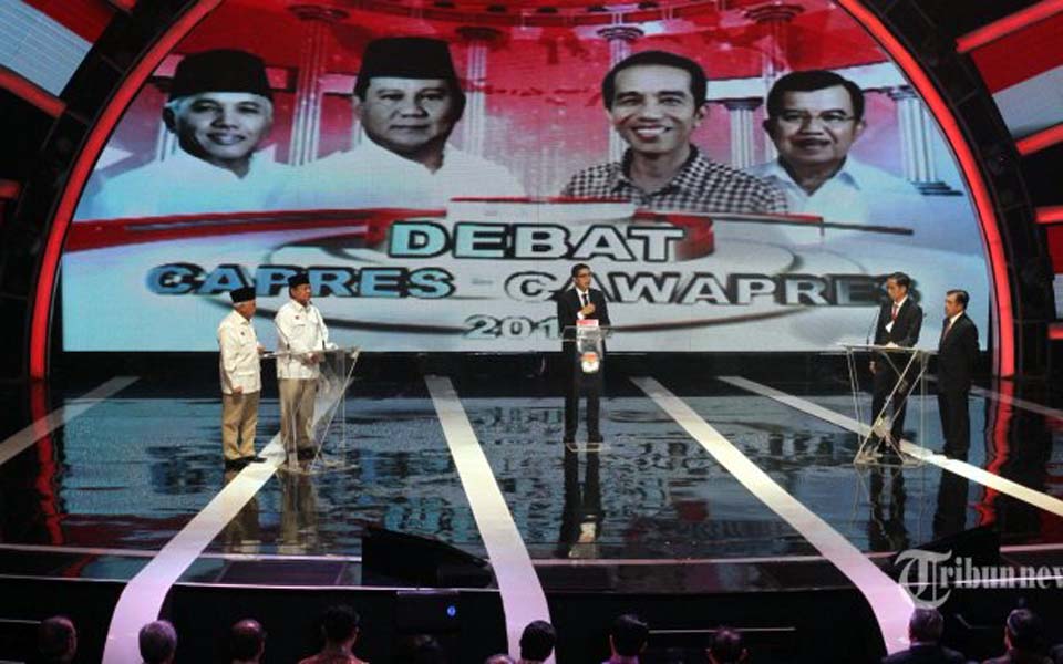 2014 presidential debate in Jakarta – June 9, 2014 (Tribune)