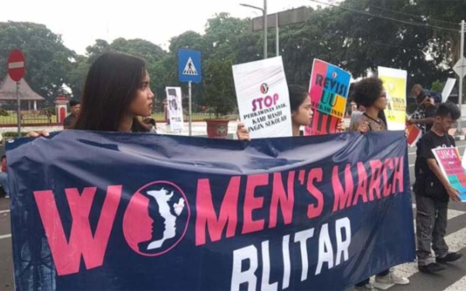 2019 Women’s March in Blitar – April 28, 2019 (Kumparan)