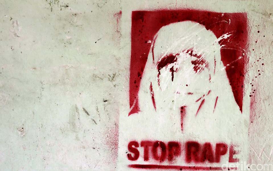 Anti-rape graffiti (Detik)
