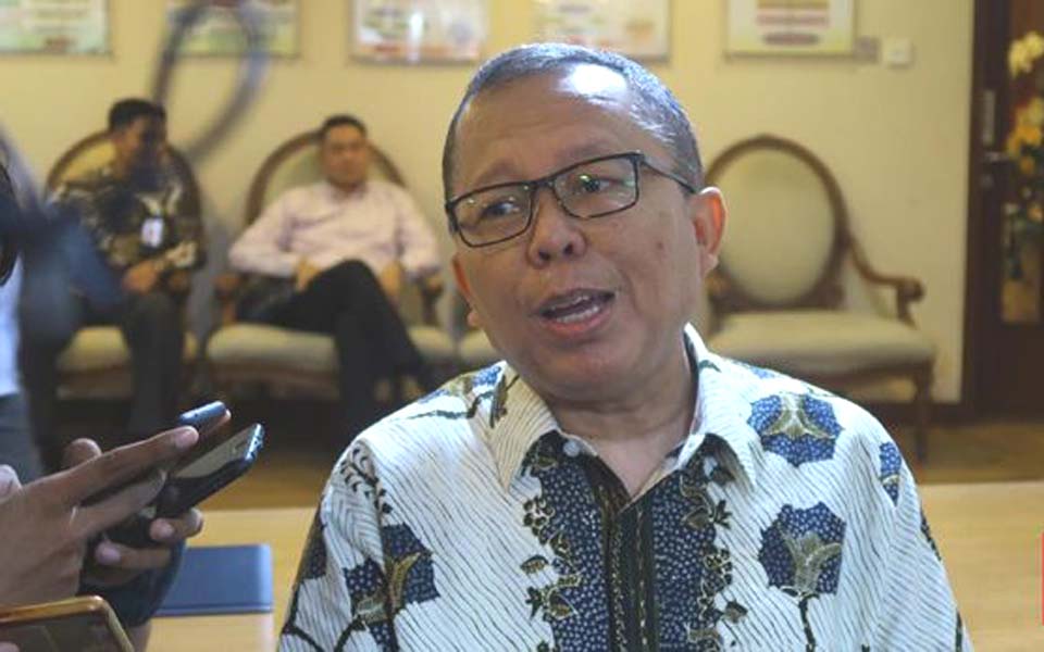 Arsul Sani speaking to reporters in Jakarta – February 13, 2019 (CNN)