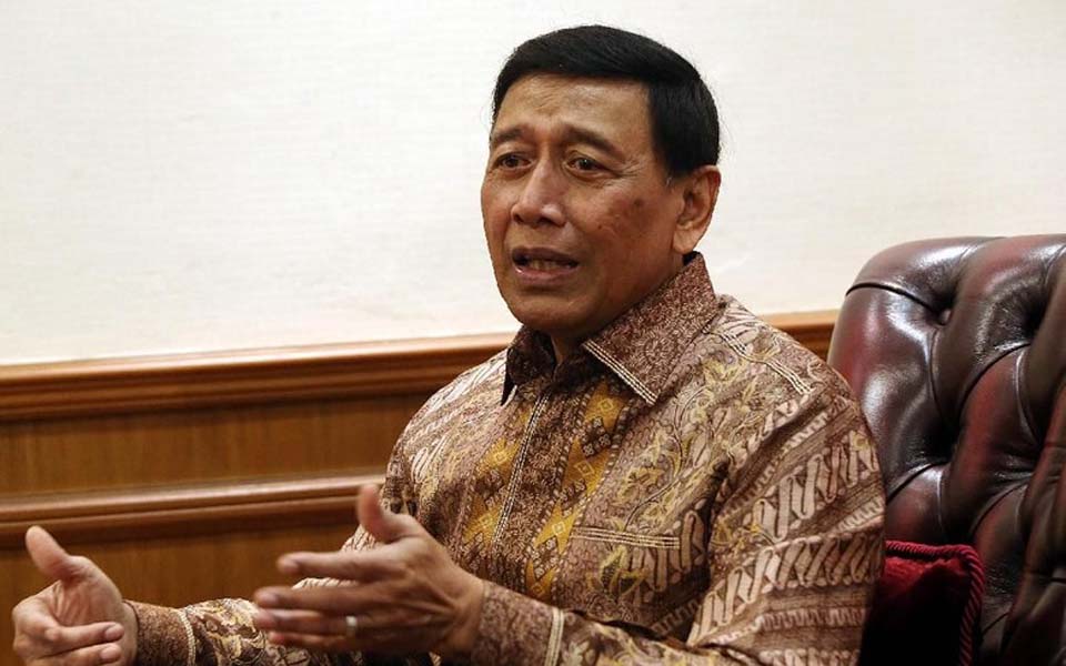 Coordinating Minister for Security, Politics and Legal Affairs Wiranto (Detik)