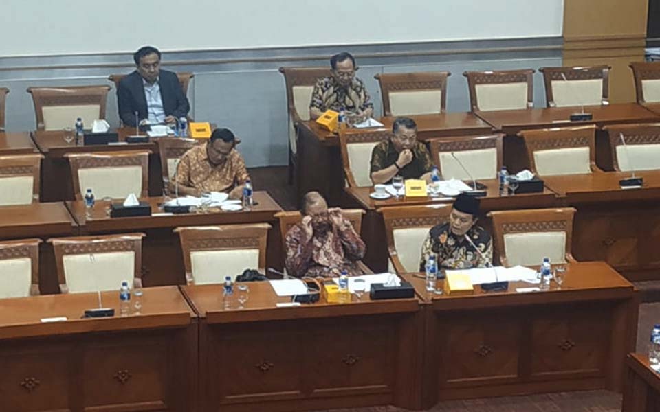 DPR Commission I working meeting with Retno Marsudi – September 11, 2019 (Gatra)