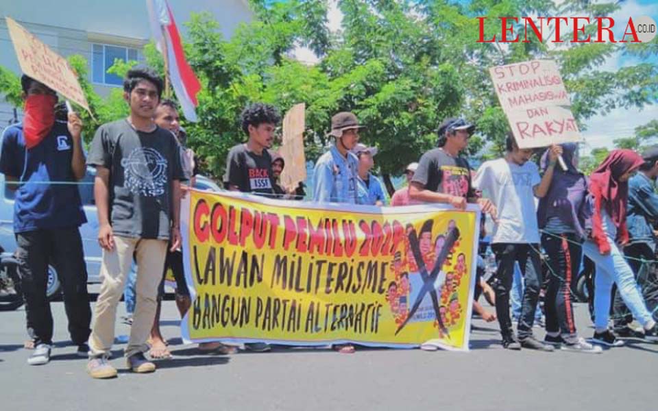 Election Boycott Committee action in Ternate – February 17, 2019 (Lentera)