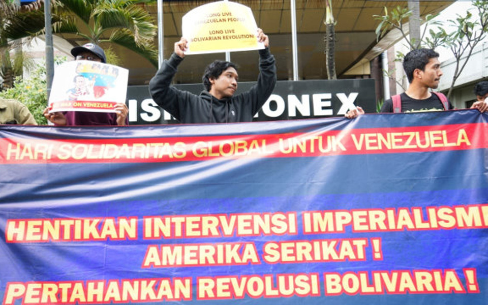 Global Day of Solidarity with Venezuela in Bandung – March 18, 2019 (Kumparan)