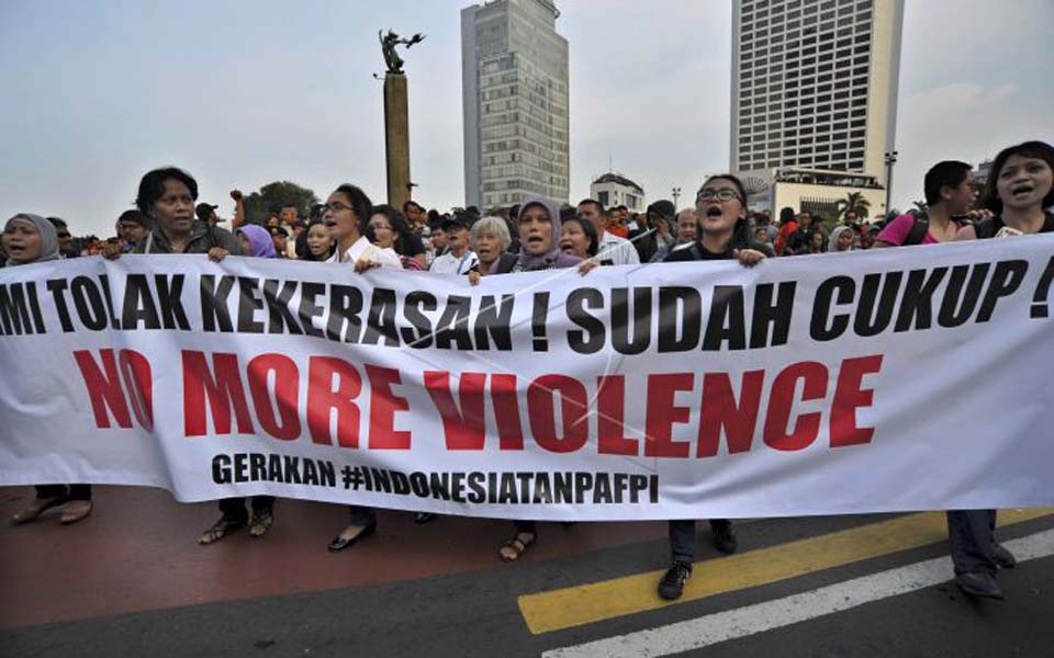 ‘Indonesia without FPI’ rally in Central Jakarta – February 14, 2012 (Antara)