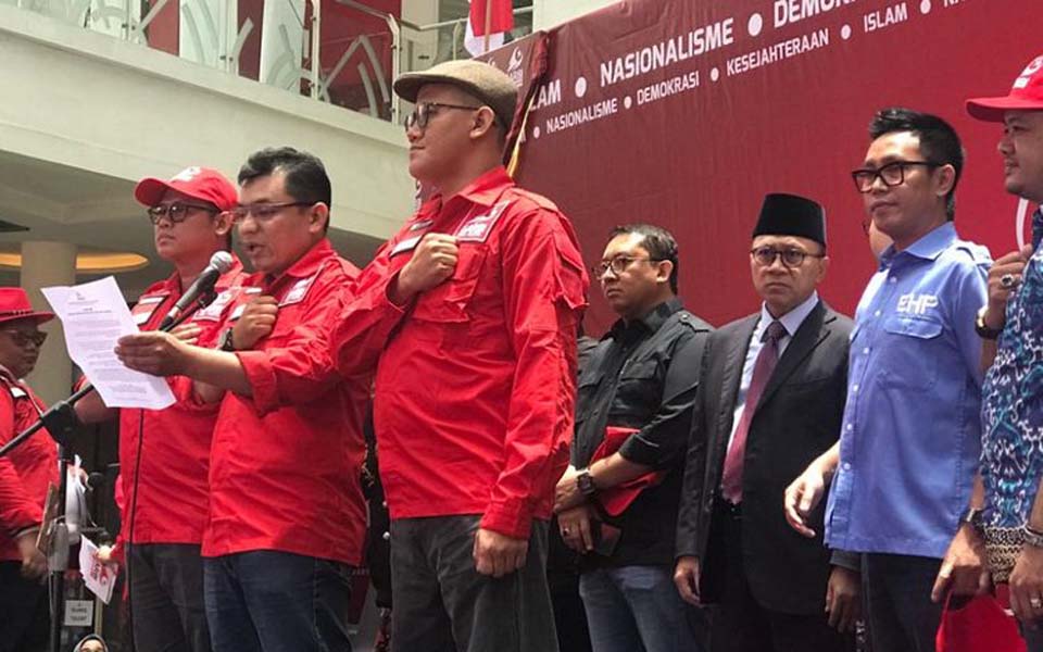 Indonesia’s New Direction Movement declaration in Jakarta – March 3, 2019 (Kompas)