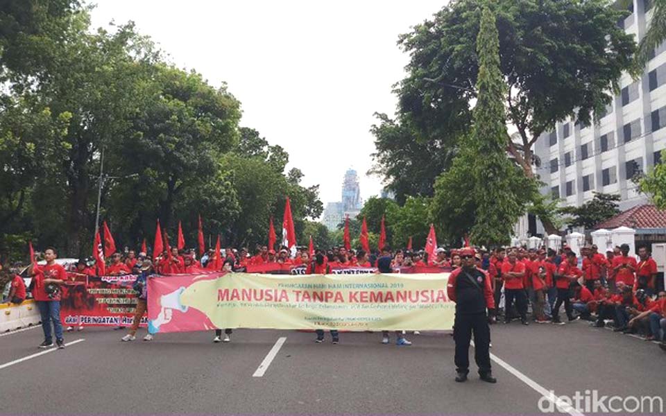 International Human Rights Day commemoration in Jakarta – December 10, 2019 (Detik)