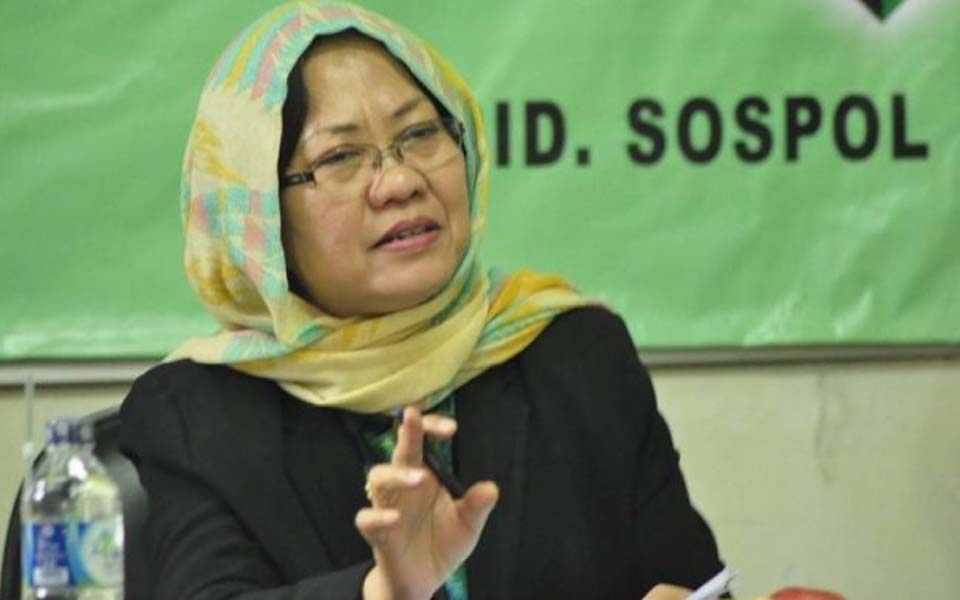 LIPI researcher Siti Zuhro (Islam Indonesia)