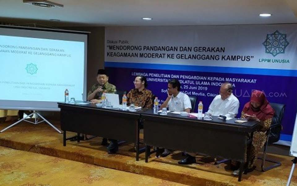 LPPM UNUSIA discussion in Jakarta - June 25, 2019 (Suara)