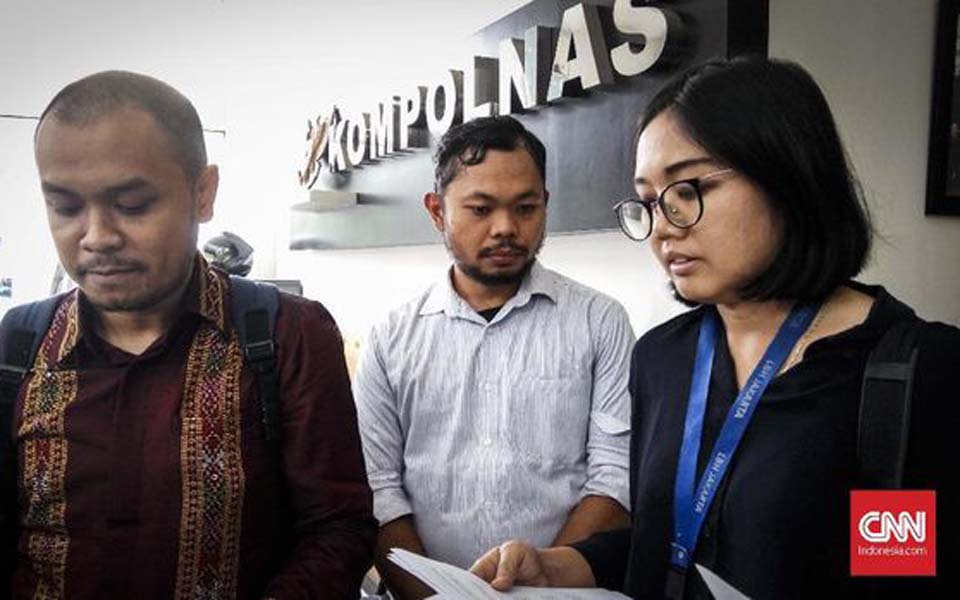 Papua Student Advocacy Team submits complaint with Kompolnas – September 18, 2019 (CNN)