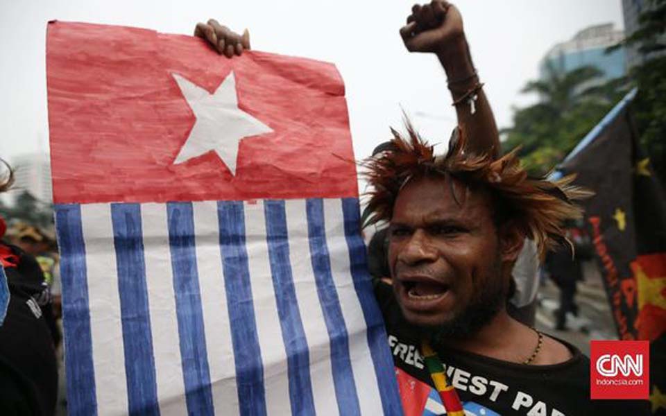 Papuan pro-independence rally in Jakarta – August 15, 2017 (CNN)