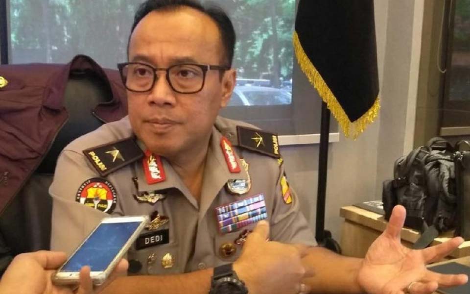 Police Public Information Bureau Head Brigadier General Dedi Prasetyo (Oridek news)