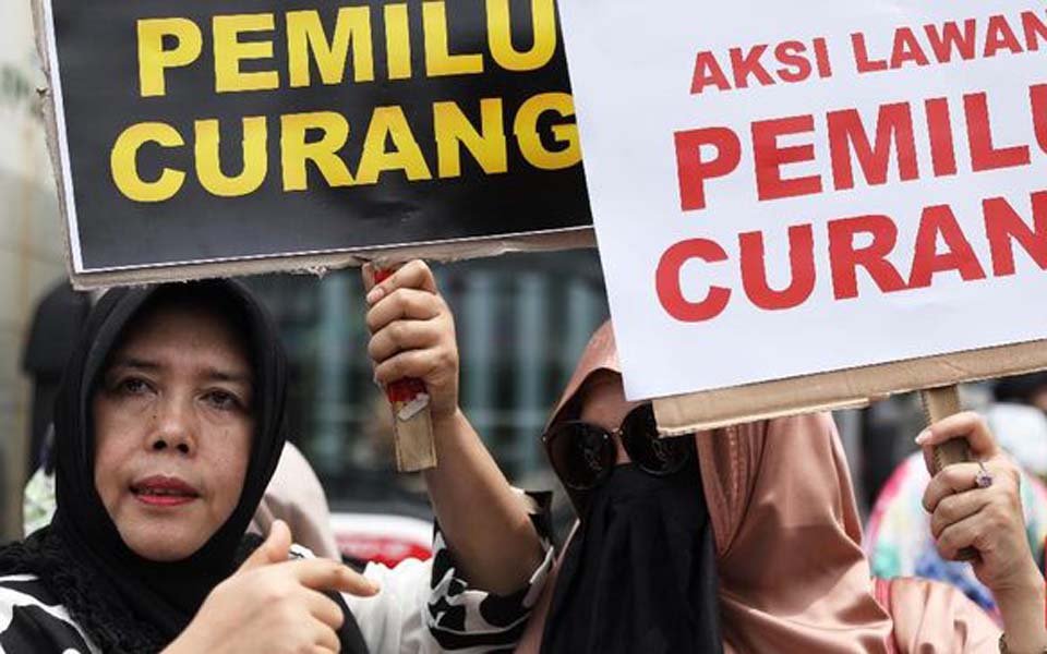 Prabowo supporters protest against ‘fraudulent’ elections (CNN)