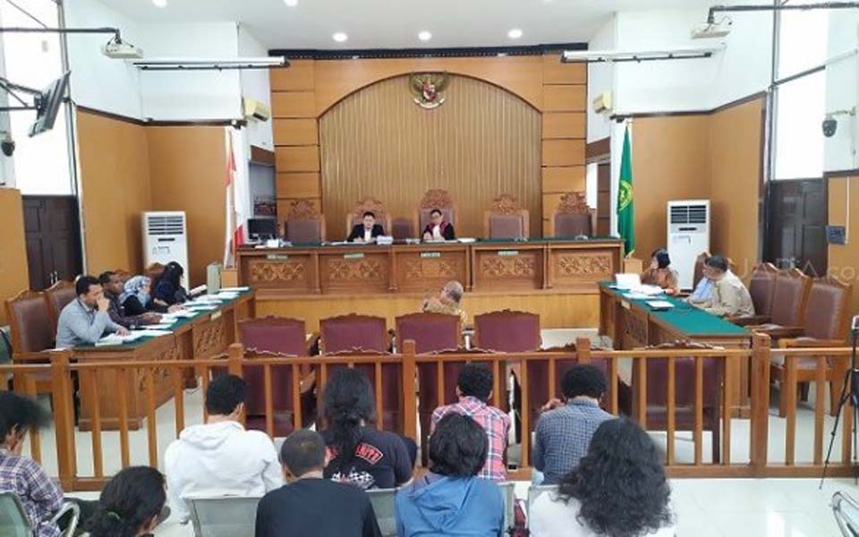 Pretrial hearing at South Jakarta District Court – December 4, 2019 (Suara)