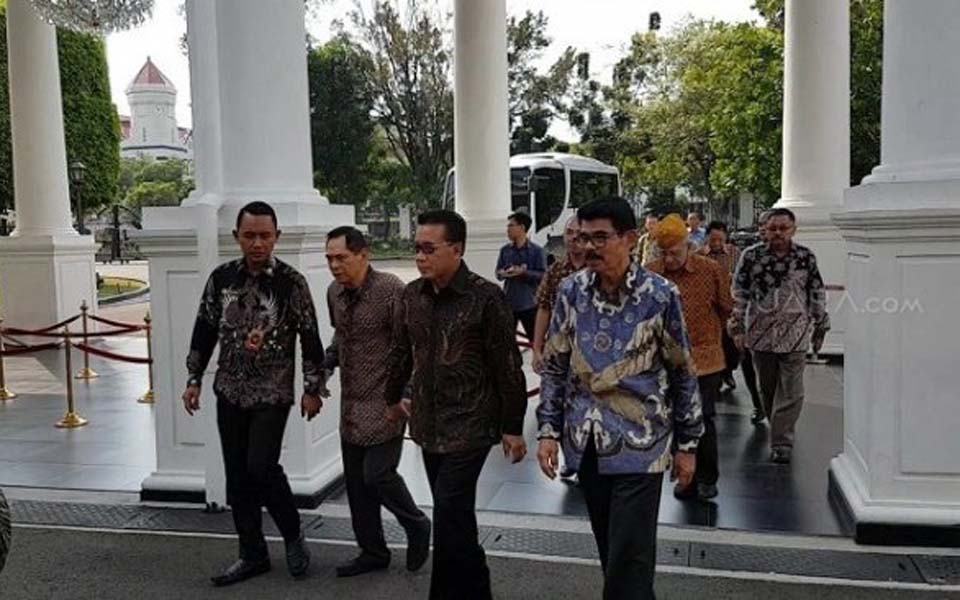 Retired TNI generals at State Palace – May 31, 2019 (Suara)