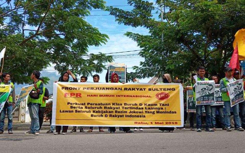 Students commemorate May Day in Palu – May 1, 2019 (Tribune)