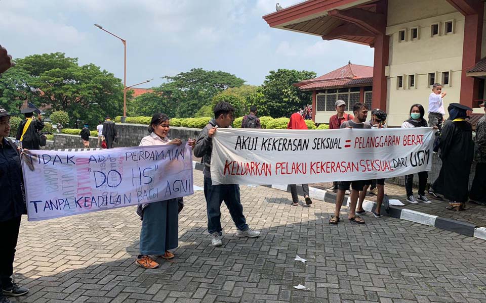 UGM protest over unresolved rape case – February 20, 2019 (Arah Juang)