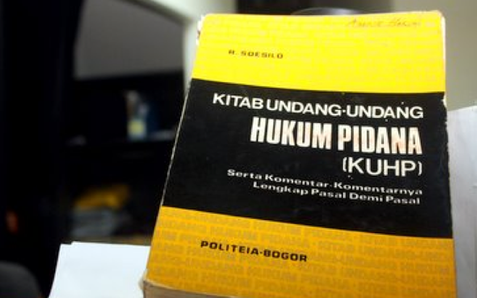 Indonesian Criminal Code or KUHP (Elsam)