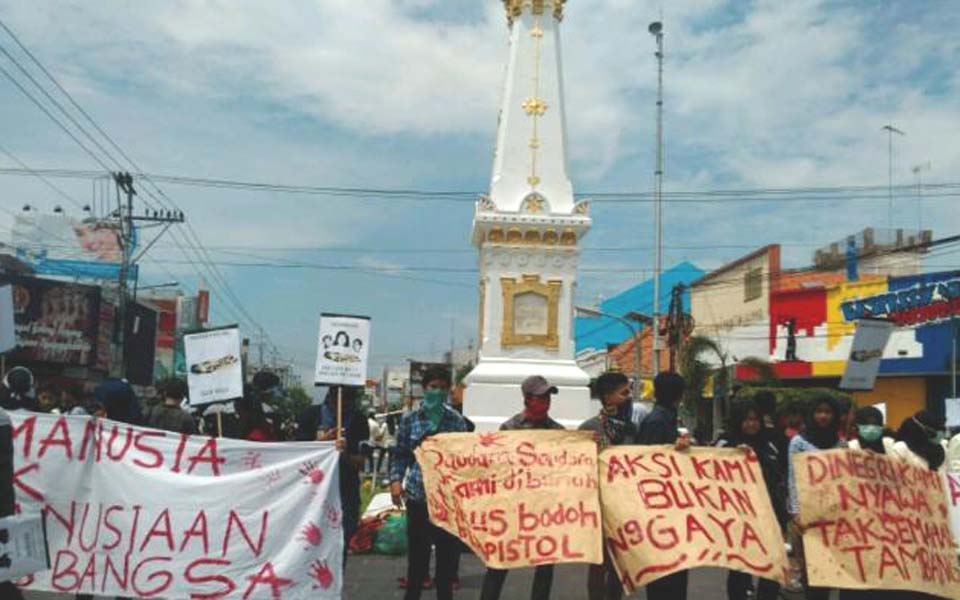 International Human Rights Day rally in Yogyakarta (Tribune)