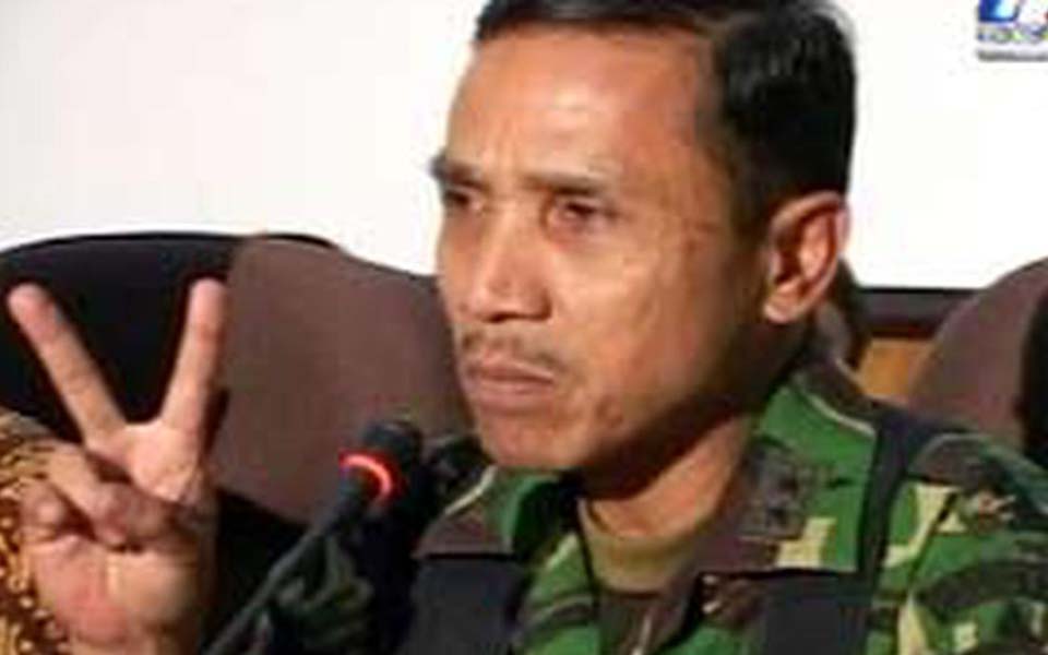 Aceh Emergency Military Commander Major General Endang Suwarya (Liputan 6)