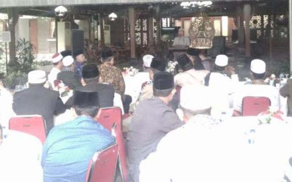 Achenese ulama meeting with Susilo Bambang Yudhoyono (Tribune)
