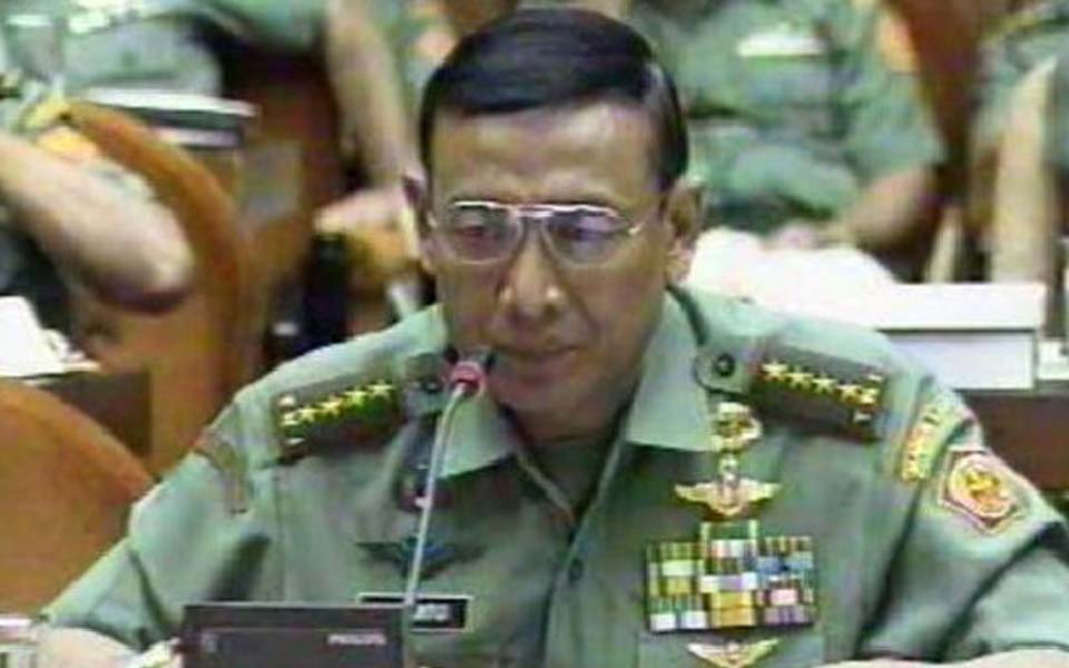 Armed Forces chief Wiranto (Media Prabowo)