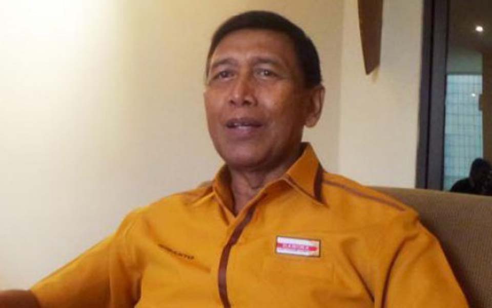 Former Armed Forces chief Wiranto (Kantor Berita Pemilu)