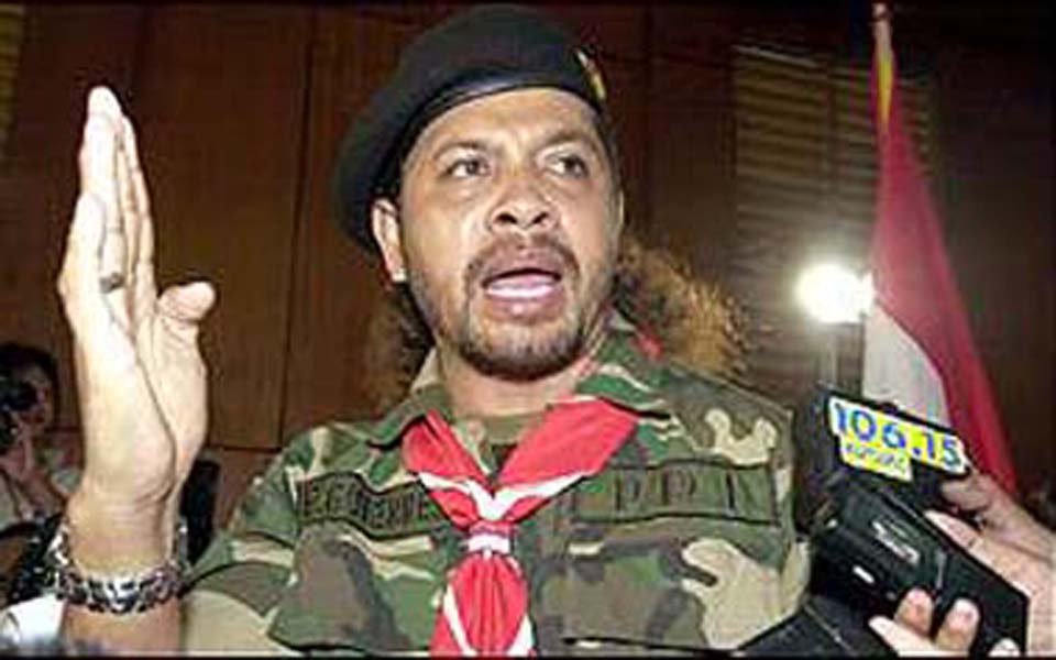 Former East Timor pro-integration militia leader Eurico Guterres (BBC)