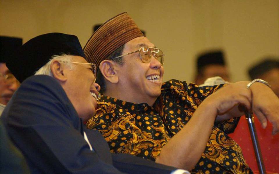 Former president Abdurrahman 'Gus Dur' Wahid (Kompas)