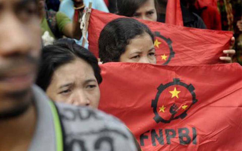 Indonesian National Front for Labour Struggle rally (Berdikari)